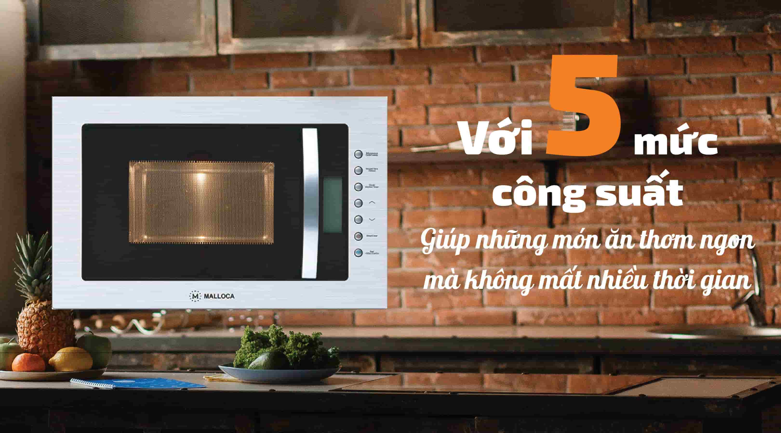 Công suất Lò vi sóng Malloca MW-927I